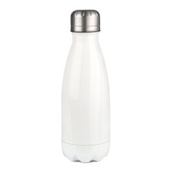 Bouteille isotherme en inox 350 ml BLANC