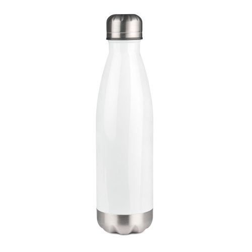 Bouteille isotherme en inox 500 ml blanche et grise