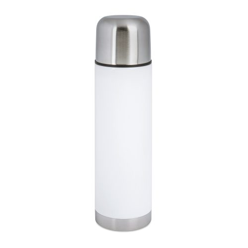 Bouteille isotherme en inox 750 ml avec gobelet BLANC