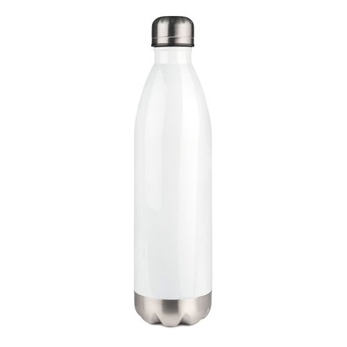 Bouteille isotherme en inox 750 ml gris blanc