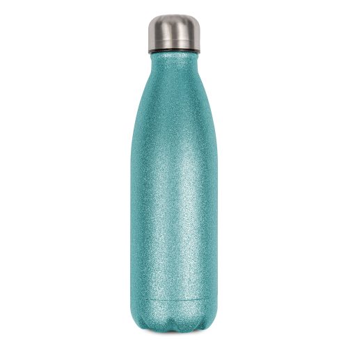 Bouteille isotherme en inox paillettes 500 ml light blue