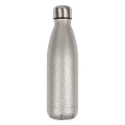 Bouteille isotherme en inox paillettes 500 ml silver