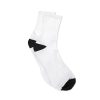 Chaussettes courtes noires et blanches - Chaussettes