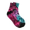 Chaussettes courtes noires et blanches - Chaussettes