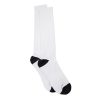 Chaussettes longues noires et blanches - Chaussettes