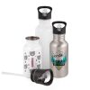 Gourde en acier inoxydable avec paille - Bouteilles et gourdes
