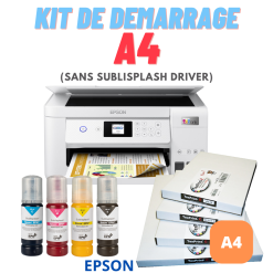 Kit de démarrage sublimation A4 Ecotank Epson ET-2856 sans Sublisplash driver PrintFabrik Matériel et Articles pour la sublimation