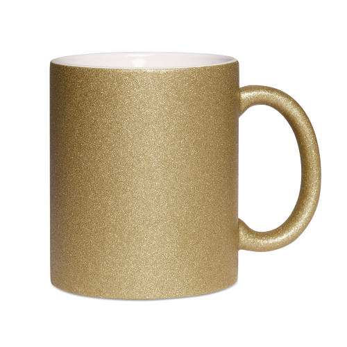 Mug paillettes brillant Spark dark gold