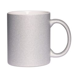 Mug paillettes brillant Spark gris