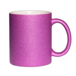 Mug paillettes brillant Spark pourpre