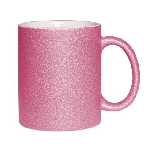 Mug paillettes brillant Spark rose