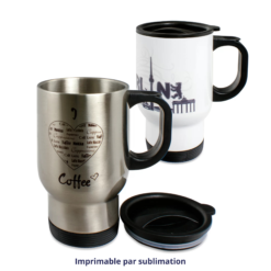Mug thermos en inox 390ml PrintFabrik Matériel et Articles pour la sublimation