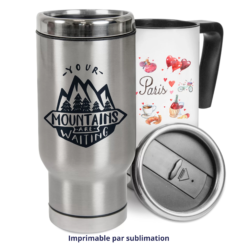 Mug thermos en inox 470ml PrintFabrik Matériel et Articles pour la sublimation