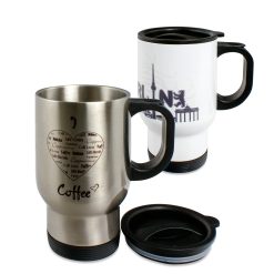 Mug thermos en inox O 85 mm