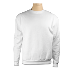 Sweatshirt basic blanc2