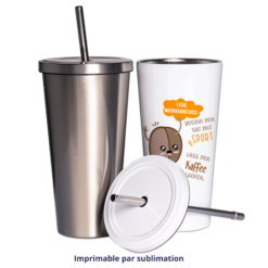 Tasse en acier inoxydable conique 480 ml PrintFabrik Matériel et Articles pour la sublimation