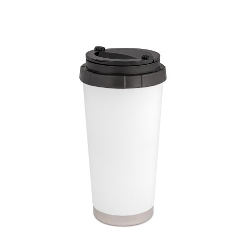 Tasse thermos acier inoxydable 450ml blanc1