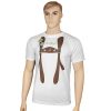 Tee-shirt basic unisex blanc touché coton - T-Shirt-Polos
