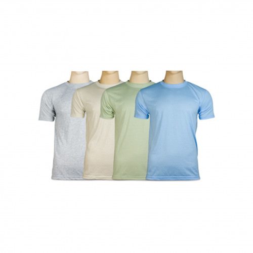 Tee shirt basic unisex couleur touche coton