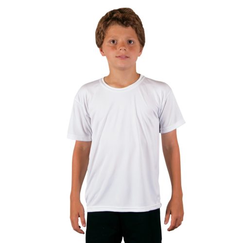 Tee shirt enfant unisex blanc touche coton3