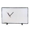 Horloge de table en ardoise en forme rectangulaire - Ardoises
