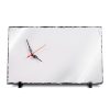 Sublistar® Horloge de table en ardoise en forme rectangulaire - Ardoises