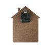 Horloge murale Sublistar® en MDF modèle maison - Horloges