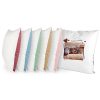 Housse de coussin bicolore 40x40cm - Coussins et couvertures