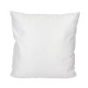 Housse de coussin blanc satiné - Coussins et couvertures