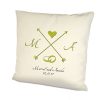 Sublistar® Housse de coussin écrue toucher « lin » - Coussins et couvertures