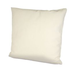 Housse de coussin ecrue aspect lin 40x40cm2