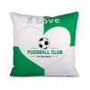 Housse de coussin blanche avec motif 40 x 40 cm - Coussins et couvertures