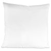 Housse de coussin blanche avec motif 40 x 40 cm - Coussins et couvertures