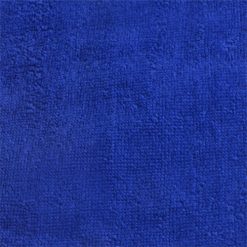 Serviette en coton et polyester bleu 2