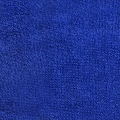 Serviette en coton et polyester bleu 2