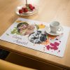 Sublistar® Set de table verso en mousse caoutchouc noire - Sets de table