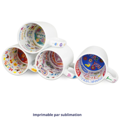 Tasse à thème en céramique avec impression à l’intérieur 11oz PrintFabrik Matériel et Articles pour la sublimation