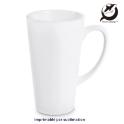 Tasse conique en céramique LATTE 17oz, black Orca
