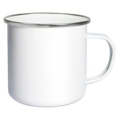 Tasse emaillee blanche Black Orca 18ozargent1