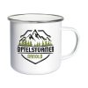 Tasse émaillée blanche Black Orca 12oz - Émaille