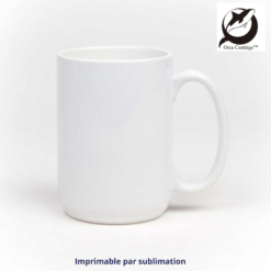 Tasse en céramique JUMBO 15oz, black Orca AAA+ PrintFabrik Matériel et Articles pour la sublimation