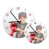 Horloge murale en fibres dures ronde - Horloges