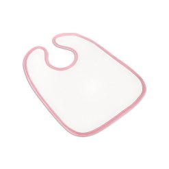 Bavette pour bebe avec scratch rose