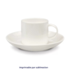 Tasse à espresso MILANO avec soucoupe - Céramique