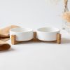 Support en bois de bambou pour bol en céramique KES-180 - Accessoires et outillage