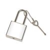 Cadenas d’amour verrouillable avec empiècement en aluminium - Porte-clés