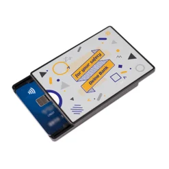 Porte-cartes noir pour 4 cartes