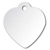 UNISUB Pendentifs en aluminium, coeur 31 x 34 mm - Accessoires