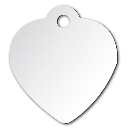 UNISUB Pendentifs en aluminium, coeur 31 x 34 mm PrintFabrik Matériel et Articles pour la sublimation