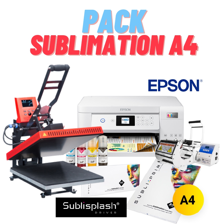 Kit de démarrage Epson EcoTank A4 incl. Sublisplash® Driver, Imprimantes  sublimation, Systèmes d'impression, Sublimation